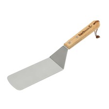 spatule à poisson pour barbecue et plancha, ustensile barbecue en inox et boi...