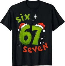 67 Meme Six Seven for Kids Women Men Boys Girls Christmas T-Shirt ,Unisex Tee