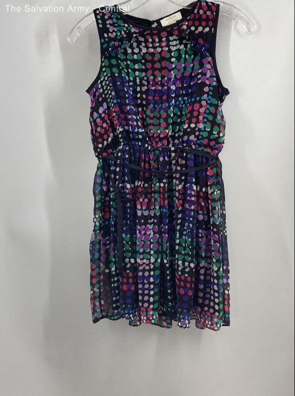 Kate Spade New York Girls Multicolor Party Bubbles Sleeveless Mini Dress Size 12