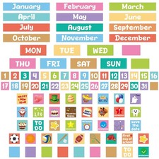 Calendar Magnets Classroom Magnetic Whiteboard Month Week Holiday Magnets