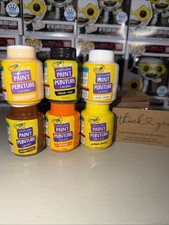 FAST SHIPPING     NEW 6/Set Crayola 6-color Washable Kids Paint - 2 Oz SEALED    