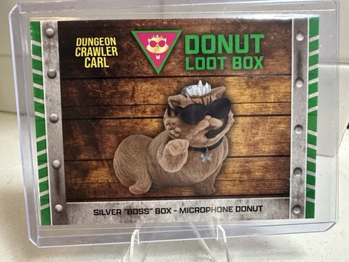Borant Dungeon Crawler Carl Donut Loot Box #78 Emerald Green Variant Card - product listing photo