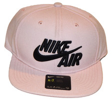 Boys / Girls Nike Pro Flat Bill Nike Air Hat Cap Snapback Youth 4 -7 Pink Black