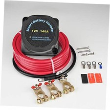 Dual Battery Isolator Kit 12V 140Amp Voltage Sensitive Relay VSR Double