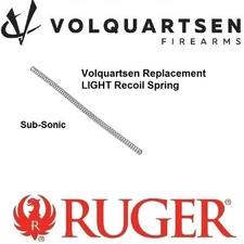 Volquartsen LIGHT Recoil Spring VC3RSO-R Ruger Mark 1 2 3 4 22/45 & LITE MK IV