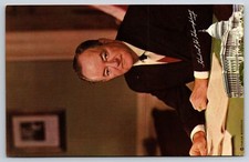 Postcard-  HUBERT H HUMPHREY PORTRAIT SIGNATURE