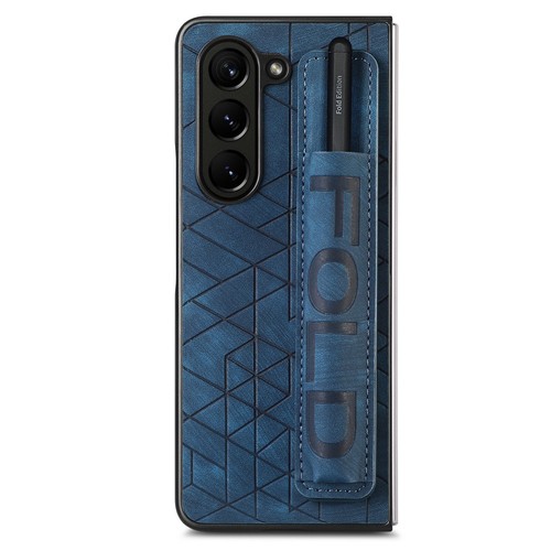 For Samsung Galaxy Fold6 Fold5 Fold4 3 Wrist Strap Leather Pen Slot Case Cover - Picture 27 of 29