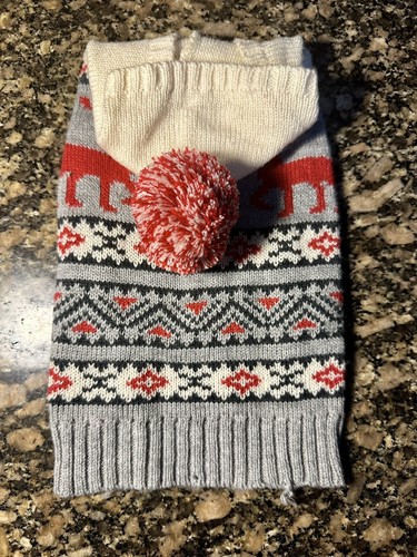 Hotel Doggy Fair Isle Sweater w/ Pom-pom Size XS. $39 Retail. Slightly Used - Picture 2 of 8