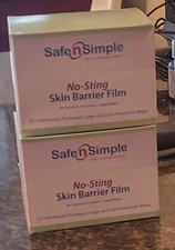 50 SAFE N SIMPLE SNS00807 No sting Skin Barrier Film Large & Soft Wipes 2026