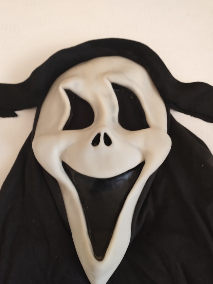 Vintage Scream Smiling Ghost Face Mask 1990s eBay