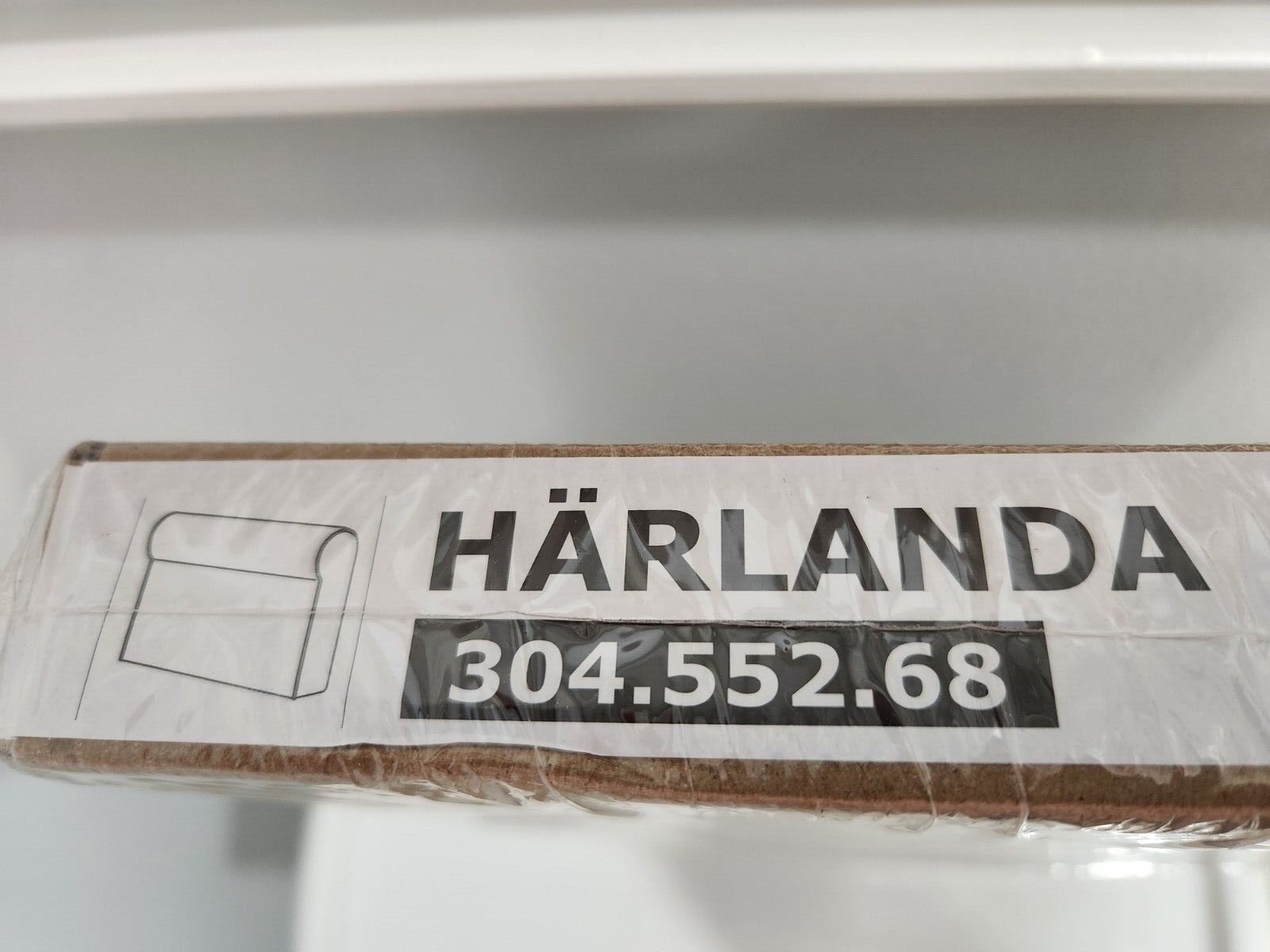 IKEA HARLANDA ARMREST COVER SLIPCOVER INSEROS WHITE 304.552.68 for sale