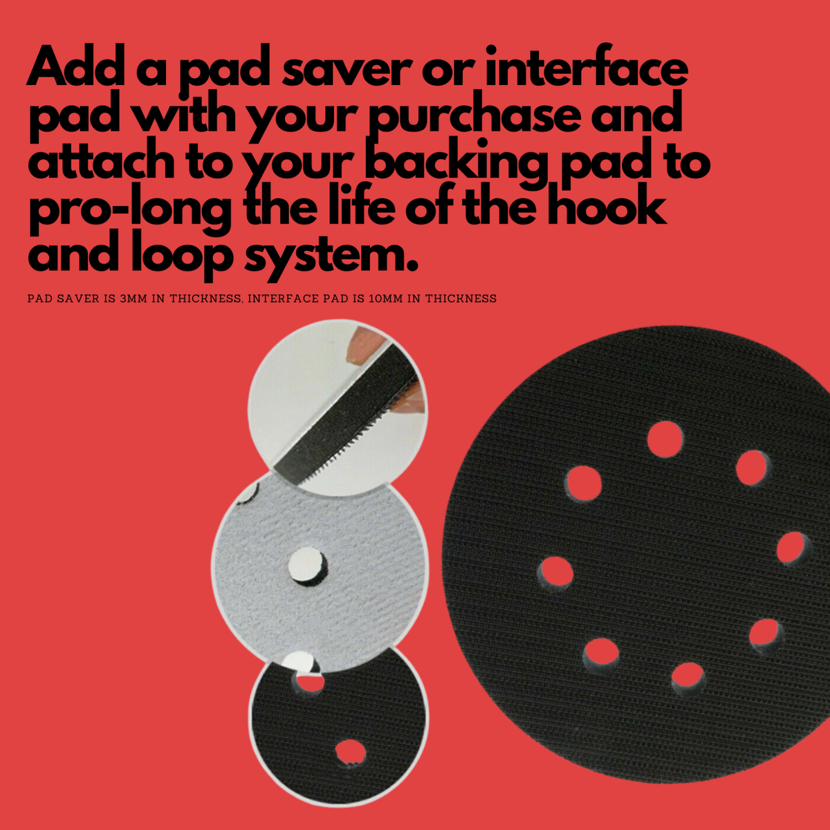 5 Pollici 125mm Supporto Pad Levigatura Pad Connessione Gancio E - Foto 7