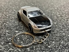 Nissan 370Z Silver Keychain Hot Wheels Matchbox