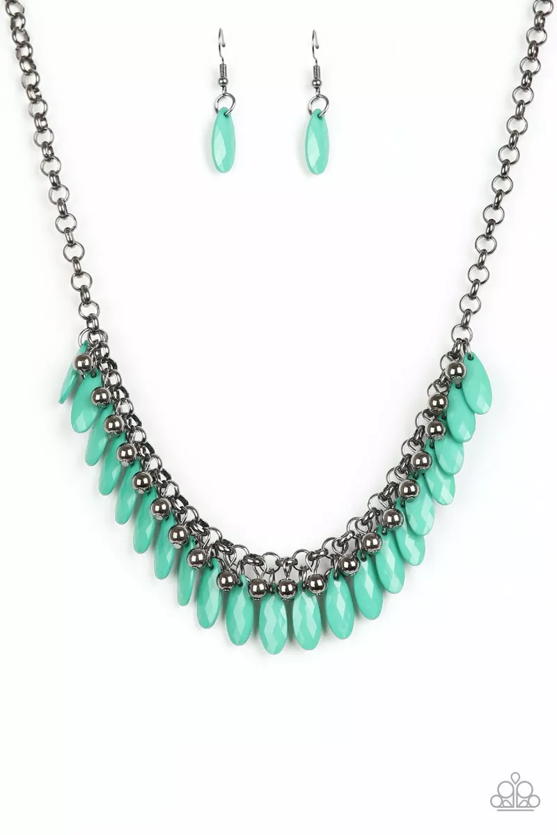Paparazzi teal necklace sale