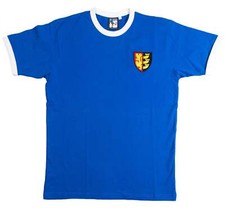 Ipswich Town 1960-1970s Retro Football T Shirt Embroidered Crest S-2XL
