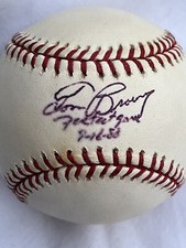 Tom Browning Signed Autographed OMLB Ball PG Inscription Cincinnati Reds