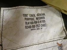 US Military G.P. Medium Tent Liner