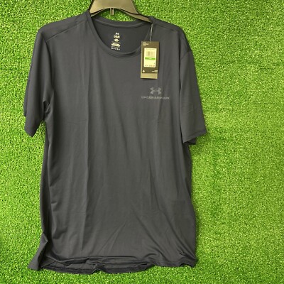Under Armour Vanish Energy Short Sleeve Shirt Men's Size Large Navy 1383973