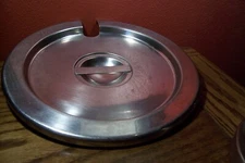 Dura-Ware 7 Quart Stainless Steel Replacement Lid with Spoon/Ladle Opening