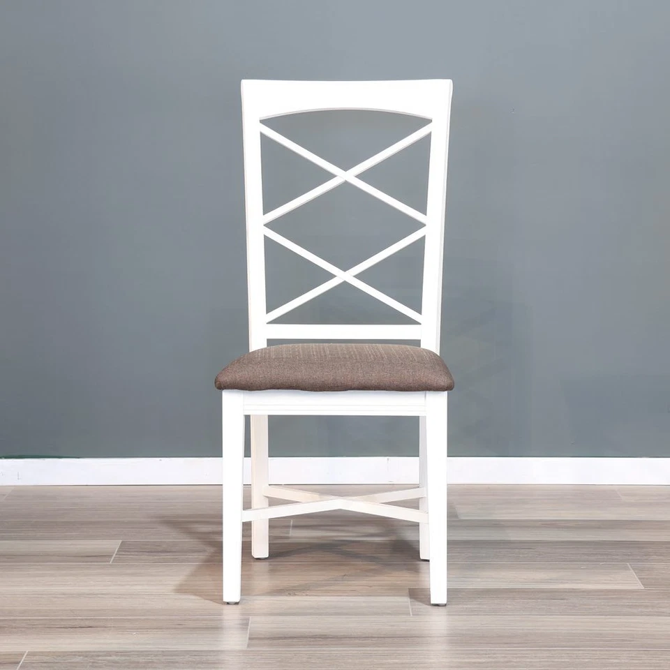 Hampton Cross Back Dining Chair with Fabric Seat - image 2 of 4