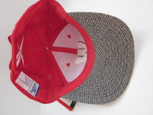 Vtg 1996 Wisconsin Badgers Snapback Hat Cap Reebok Big Ten Herringbone Rare NWT - Picture 9 of 9