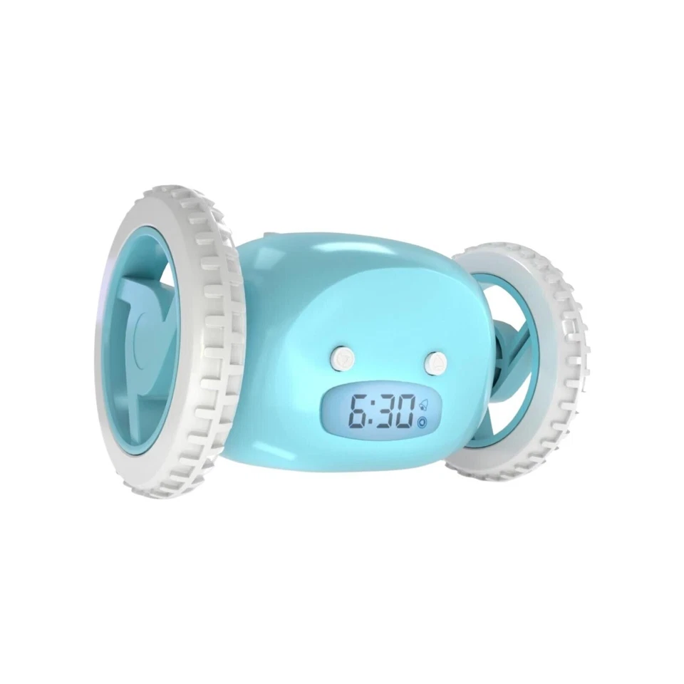 NEW Loud Alarm Clock for Heavy Sleepers on Wheels Funny Rolling Run Move Jump - Image 3 of 4