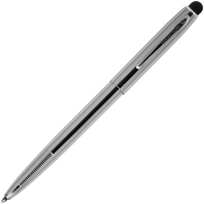 Fisher Space Pen And Stylus PR4 Black Ink / Medium Point Cartridge Chrome Plated