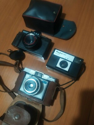 lotto macchine fotografiche vintage rare da collezione