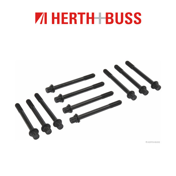 10X Herth+Buss Jakoparts Zylinderkopfschrauben FüR KIA Carens 2 1.6 RIO 1.5 16V-image