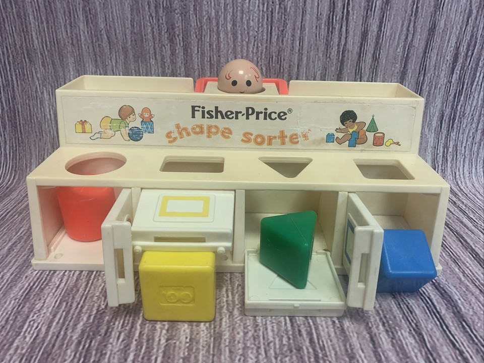 Fisher Price Shape Sorter Vintage 1974 Made In Belgium (CLRN) (573304) eBay