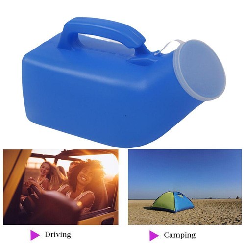 Portable Mens Car Urinal Urine Bottle Toilets Camping Travel 2000ml For Male UK1 - Picture 11 of 16