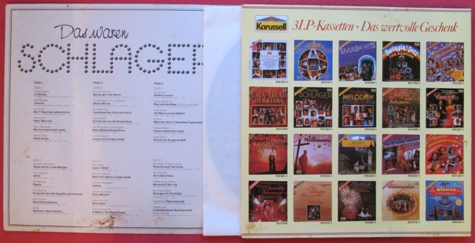 Das waren Schlager / 3 LP Box Kassette Vinyl Freddy Quinn / Connie Francis uvm - Bild 2 von 3