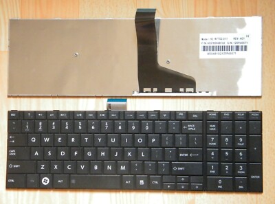NEW US keyboard for Toshiba satellite C75D C75D-A C70 C70D-A black