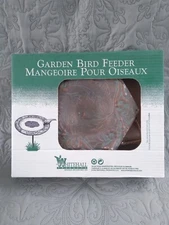 VINTAGE BUTTERFLY GARDEN COPPER VERDI BIRD FEEDER by WHITEHALL PRODUCTS 90S NIB