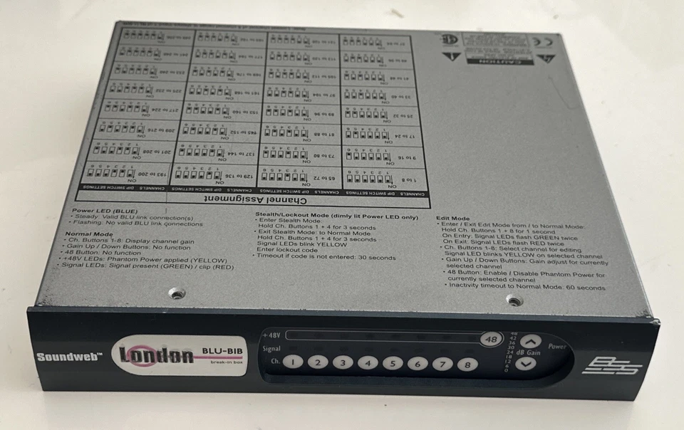 BSS Audio BLU-BIB unit for London Soundweb. BSSBLU-BIB-NP (WITHOUT ADAPTER) - Image 2 of 4