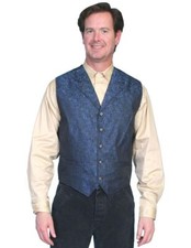 Scully Western Vest Mens Classic Notched Lapels Rangewear F0 RW164
