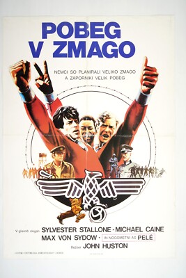 ESCAPE TO VICTORY  Original exYU movie poster 1981 PELE CAINE SYLVESTER STALLONE