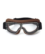CRG Vintage Aviator Pilot Style Motorcycle Cruiser Scooter Goggles