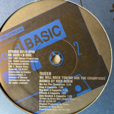 Queen - We Will Rock You / We Are The Champions Rick Rubin Remix