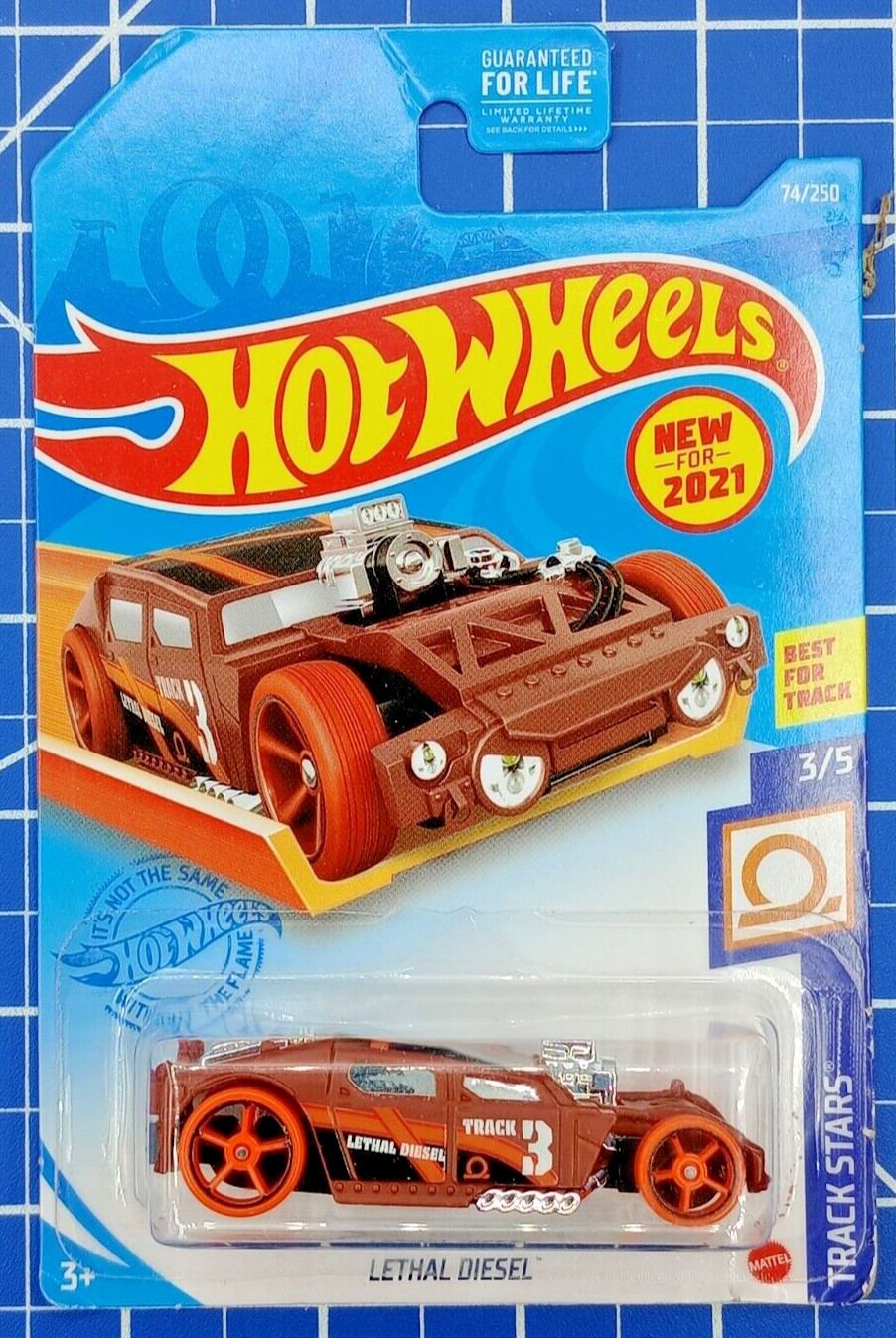 Hot Wheels 2021 Track Stars 3/5 Lethal Diesel 74/250 New Diecast Collectible Car