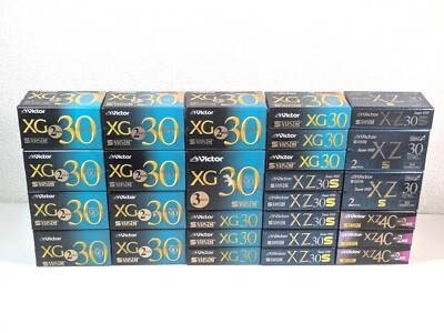 【SEALED Lot of 40】Victor ( JVC ) S-VHS-C 30 40min Camcorder Video Cassette Tapes
