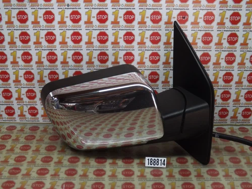 2004-2009 NISSAN TITAN PASSENGER SIDE VIEW POWER HEATED CHROME DOOR MIRROR OEM