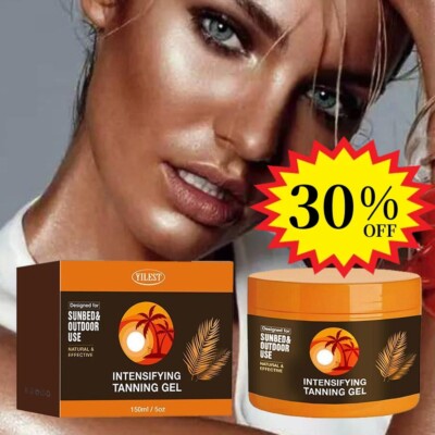 150ml Intensive Dark Tanning Gel Cream for Sunbeds & Outdoor Sun Tanning BeD E-