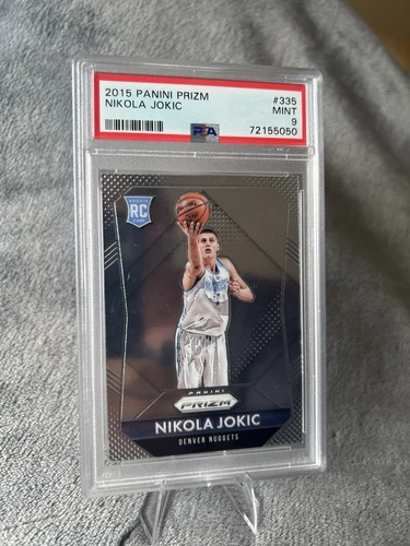 2015 Panini Prizm Nikola Jokic PSA 9 Rookie Card RC Nuggets MVP Center