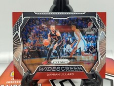 2019-2020 Panini Prizm Basketball Widescreen Damian Lillard Insert Card
