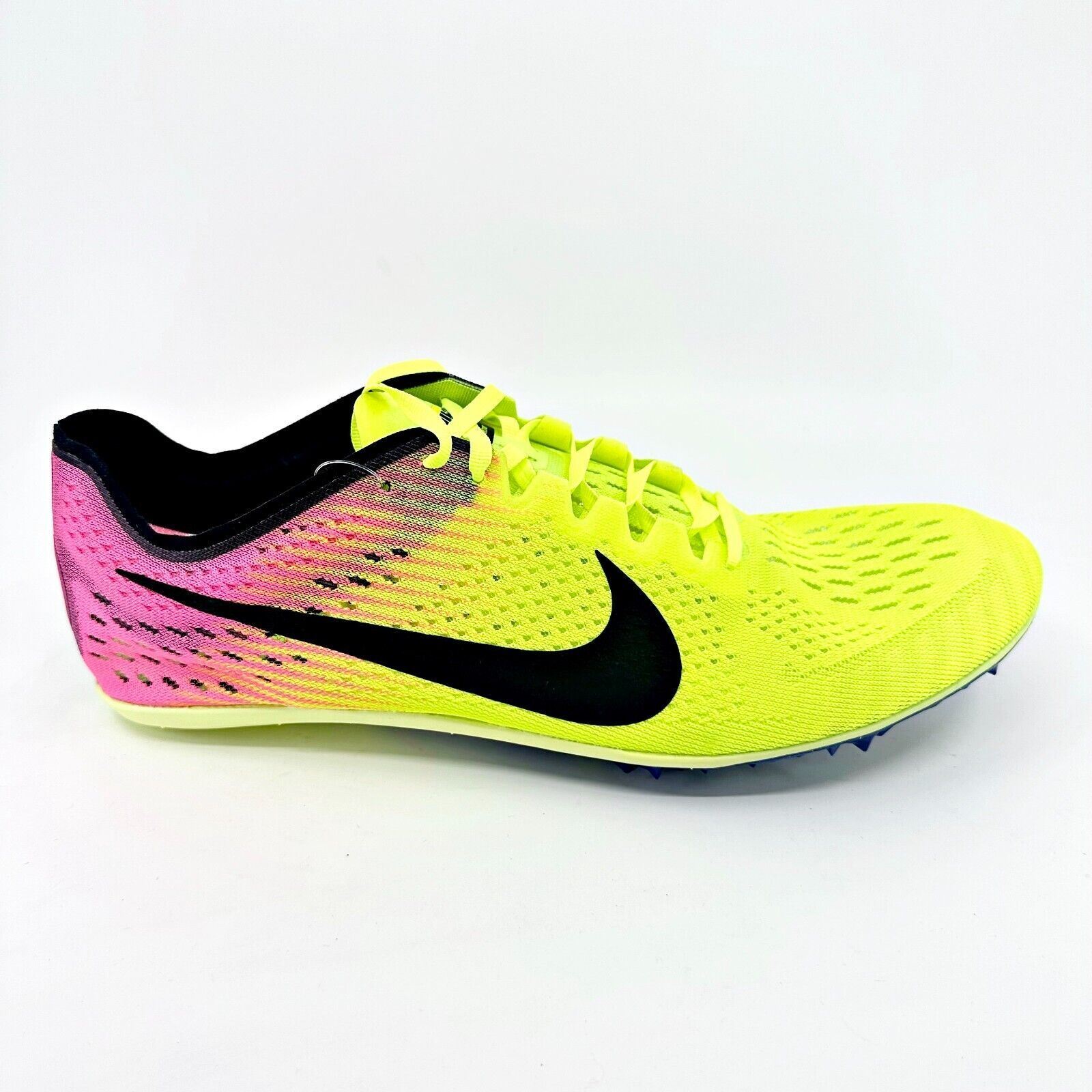 Nike Zoom Victory 3 OC Volt Pink Мужской размер 13 Для бега на легкоатлетические дистанции