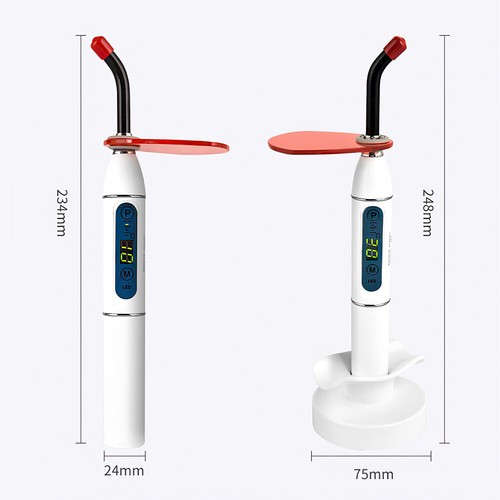 UV Dental Wireless LED Curing Light Cure Lamp Curing Machine Rechargeable 3 Mode - Picture 8 of 12
