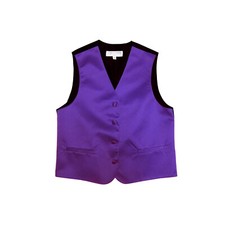New Boy's Formal tuxedo vest waistcoat Purple US Size 2 4 6 8 10 12 14 wedding