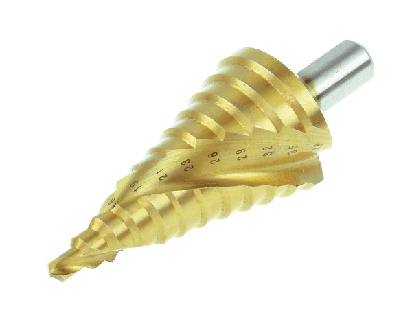 Hss Titan Stufenbohrer 6-38 Mm Kegelsenker Konusbohrer SchäLbohrer Metallbohrer-image