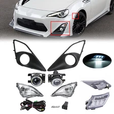 Fit 2013-2016 Scion FR-S Toyota GT86 LED Fog Lights + Side Marker Lamps w/Wiring